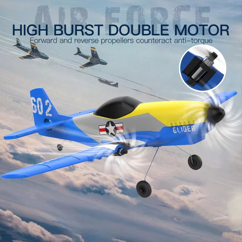 KF602 Professional RC Plane 24G Remote Control EPP Foam Glider Airplane For Kids Beginners 3