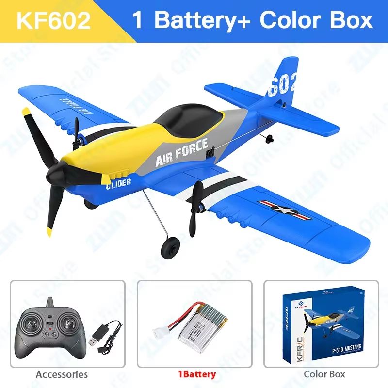 KF602 Professional RC Plane 24G Remote Control EPP Foam Glider Airplane For Kids Beginners 7