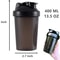Sports Protein Shaker Bottle LeakProof 400ML Mixer Cup For Gym Fitness And Outdoor Hydration 4