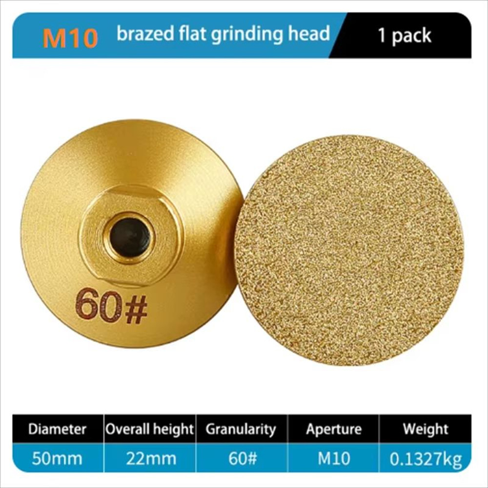 M10 Diamond Flat Grinding Head For Stone And Marble HeavyDuty Brazed Polishing Disc For Countertop 8