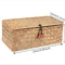 Handmade Seagrass Storage Basket With Lid Natural Rattan Woven Organizer For Home Makeup Accessor 6