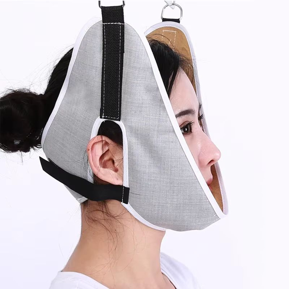 Neck Traction Device With Adjustable Harness Cervical Neck Stretcher For Pain Relief Posture Corr 6