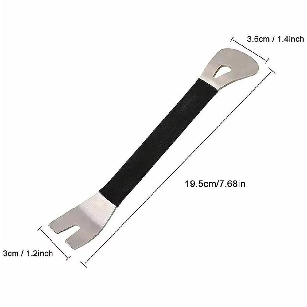 Premium Stainless Steel Car Trim Removal Tool Set HeavyDuty Metal Crowbar For Audio Door And Conso 6