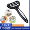 3in1 Multifunctional Rotary Peeler 360 Swivel Vegetable Fruit Peeler Cutter And Slicer 0