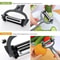 3in1 Multifunctional Rotary Peeler 360 Swivel Vegetable Fruit Peeler Cutter And Slicer 3