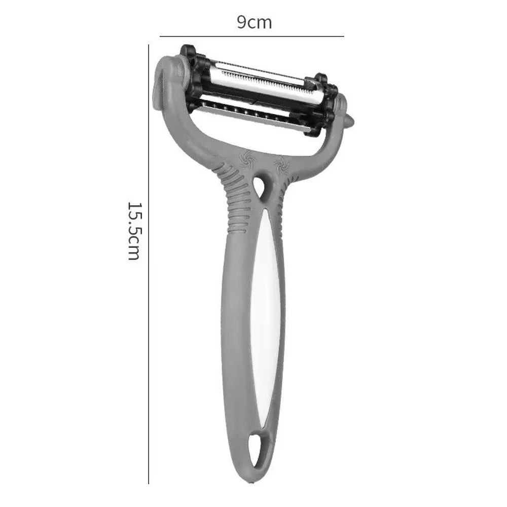3in1 Multifunctional Rotary Peeler 360 Swivel Vegetable Fruit Peeler Cutter And Slicer 8