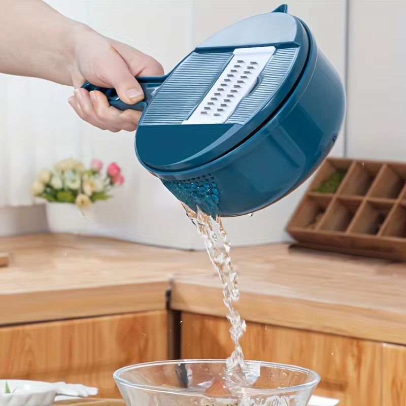 9in1 Multifunctional Vegetable Chopper Slicer Manual Food Processor For Effortless Meal Prep 4