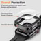 ClearShield EdgeGuard Glass Case For Apple Watch Full Coverage Screen Protector Case For Series S 0