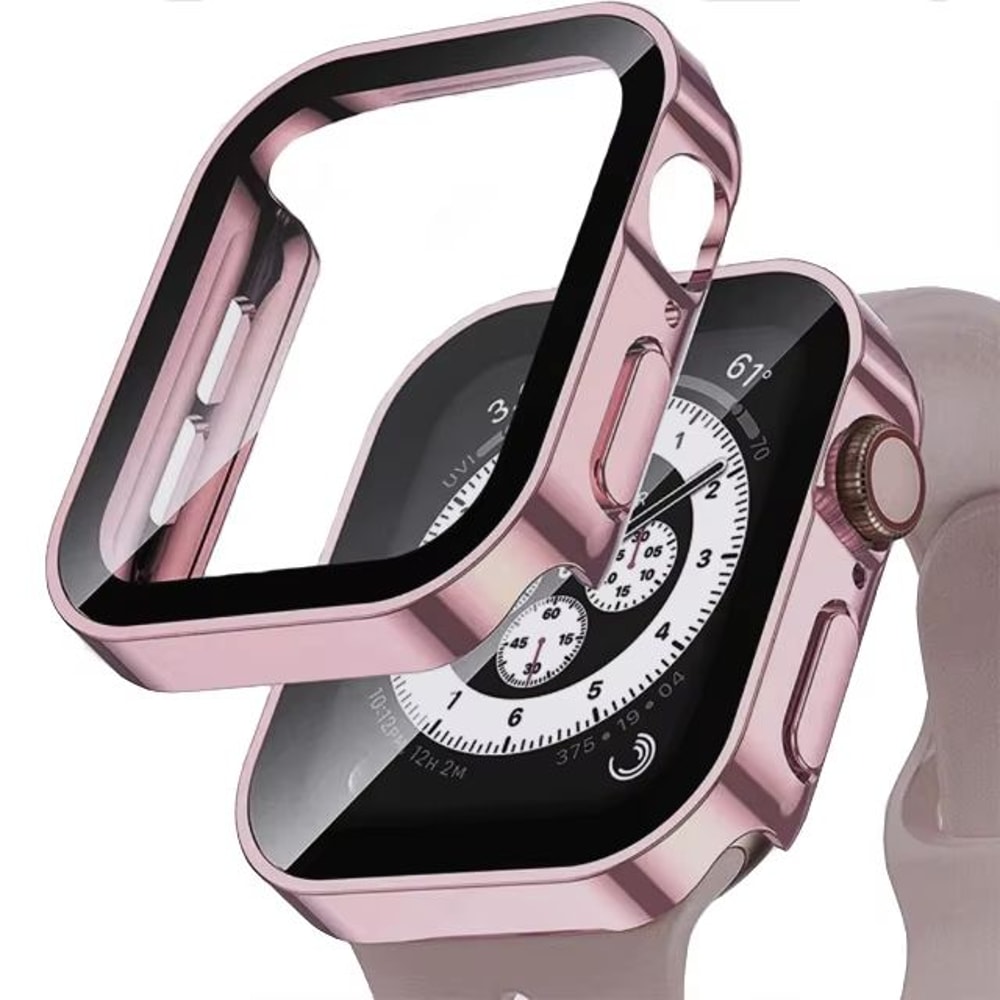 ClearShield EdgeGuard Glass Case For Apple Watch Full Coverage Screen Protector Case For Series S 12