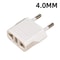 Universal EU Plug Adapter Compact US To EU Power Converter For Travel Home Use 6
