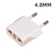 Universal EU Plug Adapter Compact US To EU Power Converter For Travel Home Use 7