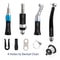 4Piece Professional Dental Handpiece Set High Low Speed Air Turbine Kit With Contra Angle Straigh 9