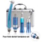 4Piece Professional Dental Handpiece Set High Low Speed Air Turbine Kit With Contra Angle Straigh 11