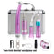 4Piece Professional Dental Handpiece Set High Low Speed Air Turbine Kit With Contra Angle Straigh 6