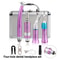 4Piece Professional Dental Handpiece Set High Low Speed Air Turbine Kit With Contra Angle Straigh 7