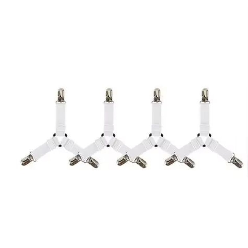 Adjustable Bed Sheet And Quilt Holder Set Elastic Mattress Clips For Secure And Neat Bedding 6