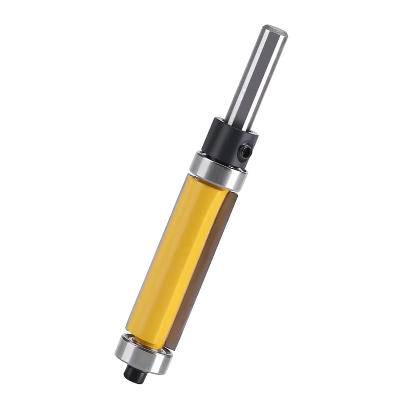 Flush Trim Router Bit With Top And Bottom Bearing 14 Inch Shank Precision Woodworking Cutter 2