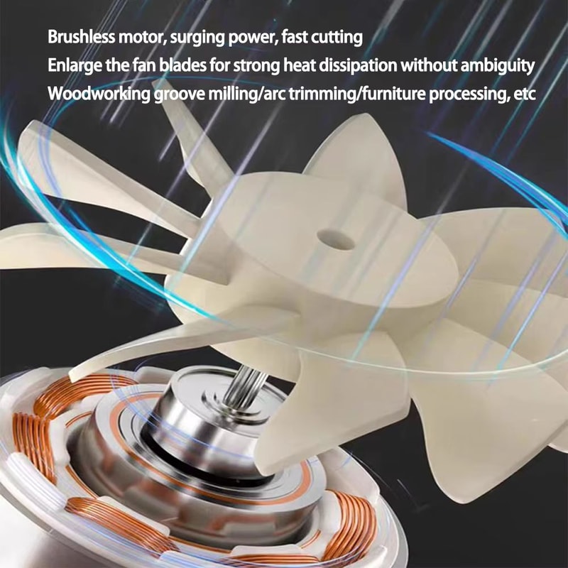 ProTrim Brushless Wood Router 18V Compatible 1