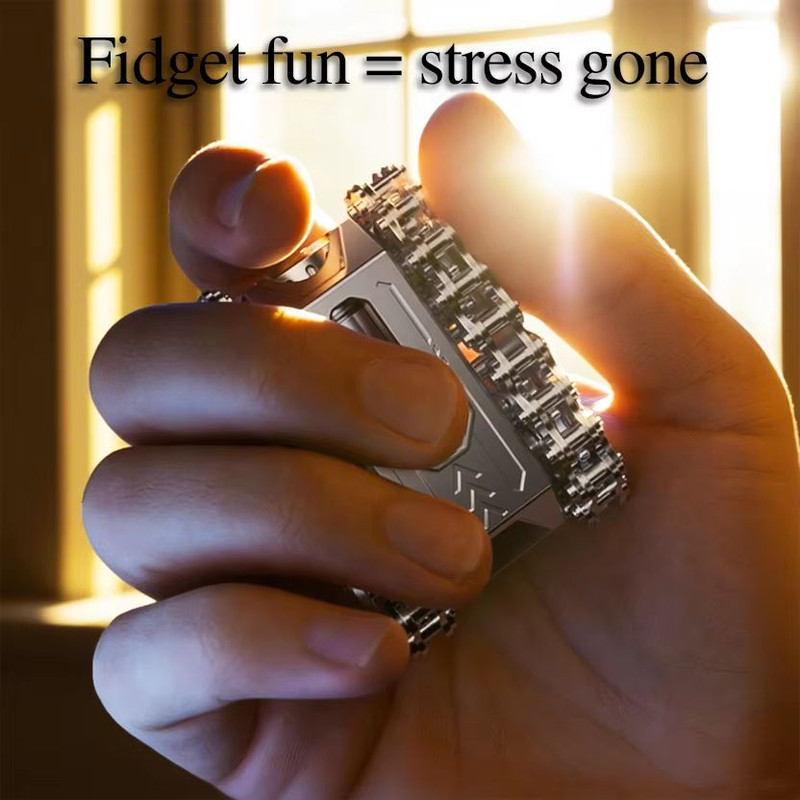 TactiTank Rotating Metal EDC Fidget Spinner 1