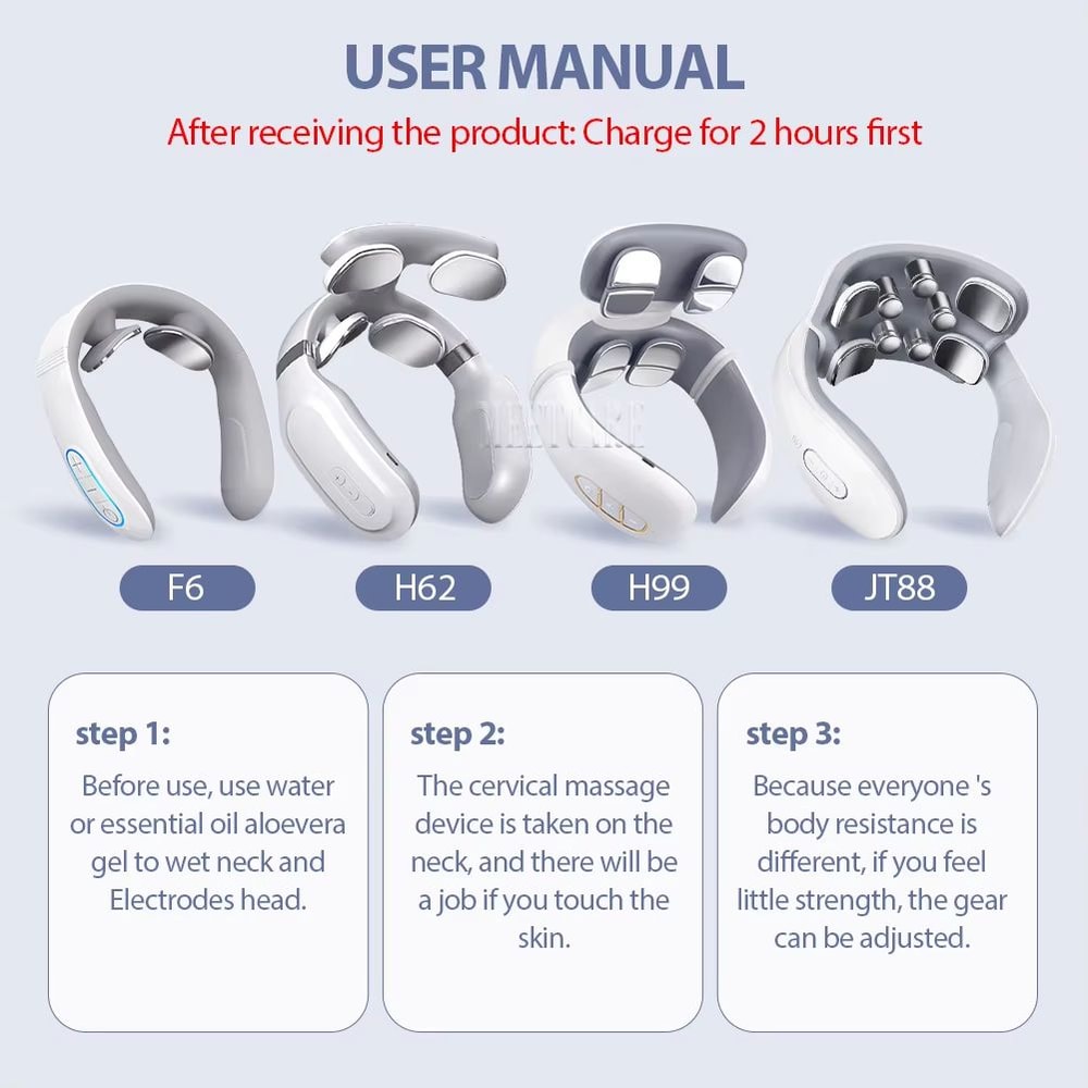 NeoFlex Smart Neck Back Massager With Heat TENS Pulse 4