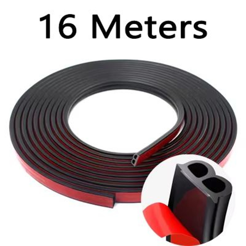 ProGuard Universal BShape Car Door Seal Strip Weatherstrip Rubber 9