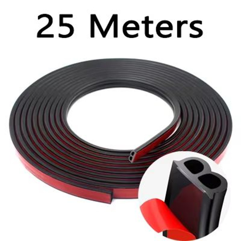 ProGuard Universal BShape Car Door Seal Strip Weatherstrip Rubber 10