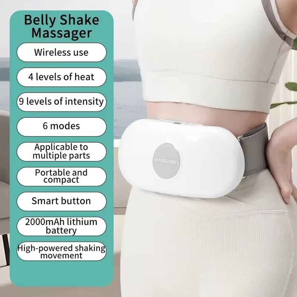 VibraTone Pro Wireless Heated Belly Massager Belt 1