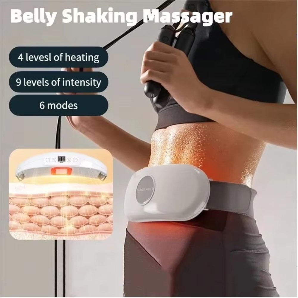 VibraTone Pro Wireless Heated Belly Massager Belt 3