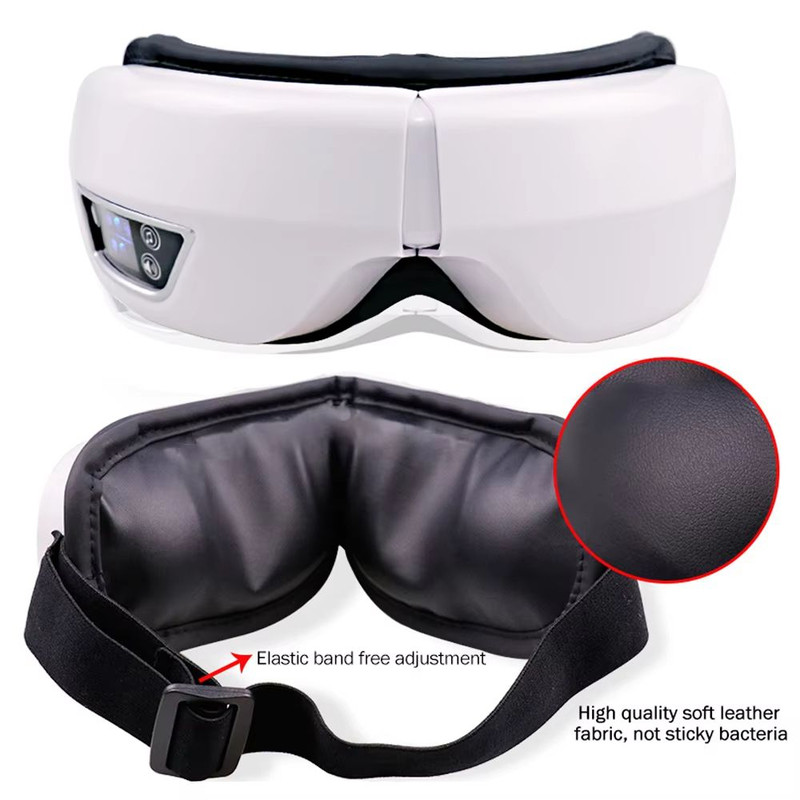 6D Smart Eye Massager With Heat Air Compression  Bluetooth Music 3