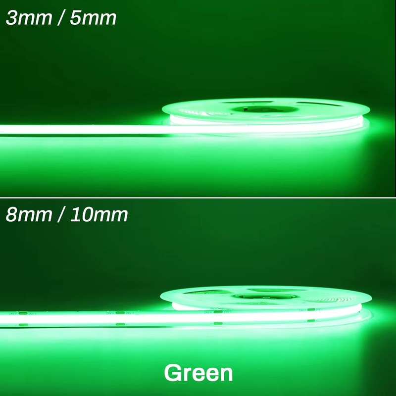 High Brightness COB LED Strip Light 12V24V DC Flexible RA90 Tape Lighting Bar For DIY Home And Car 8