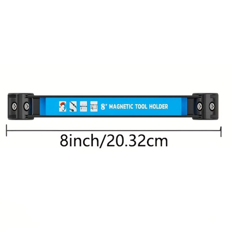 HeavyDuty Magnetic Tool Holder Bar Wall Mount Organizer Rack For Garage Workshop Or Home 6