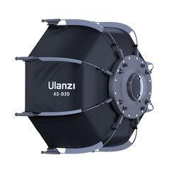 ulanzi as-d30 octagonal softbox – 30cm quick-pack light box with mini bowens mount for 40w cob video lights