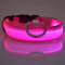 Nylon LED Glow Dog Leash Collar Set Night Safety Reflective LightUp Pet Gear For Walks After Dark 3