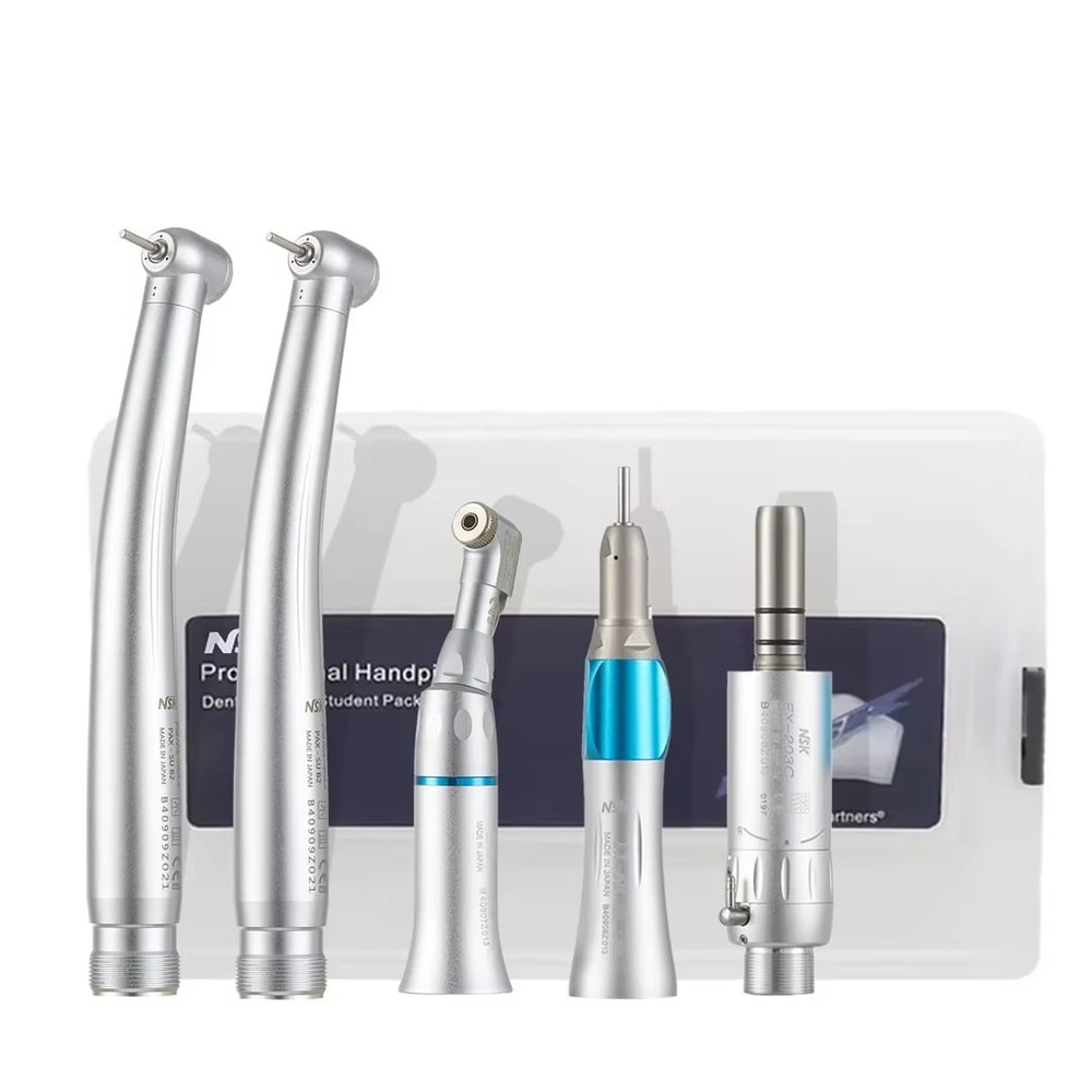 NSK PanaMax2 Dental Handpiece Set 1 1 Contra Angle Low High Speed Turbine 10