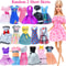 50Piece Handmade Doll Clothes Accessories Set For 115Inch Dolls Fashion Outfits Dresses And Play 2