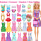 50Piece Handmade Doll Clothes Accessories Set For 115Inch Dolls Fashion Outfits Dresses And Play 3