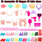 50Piece Handmade Doll Clothes Accessories Set For 115Inch Dolls Fashion Outfits Dresses And Play 5