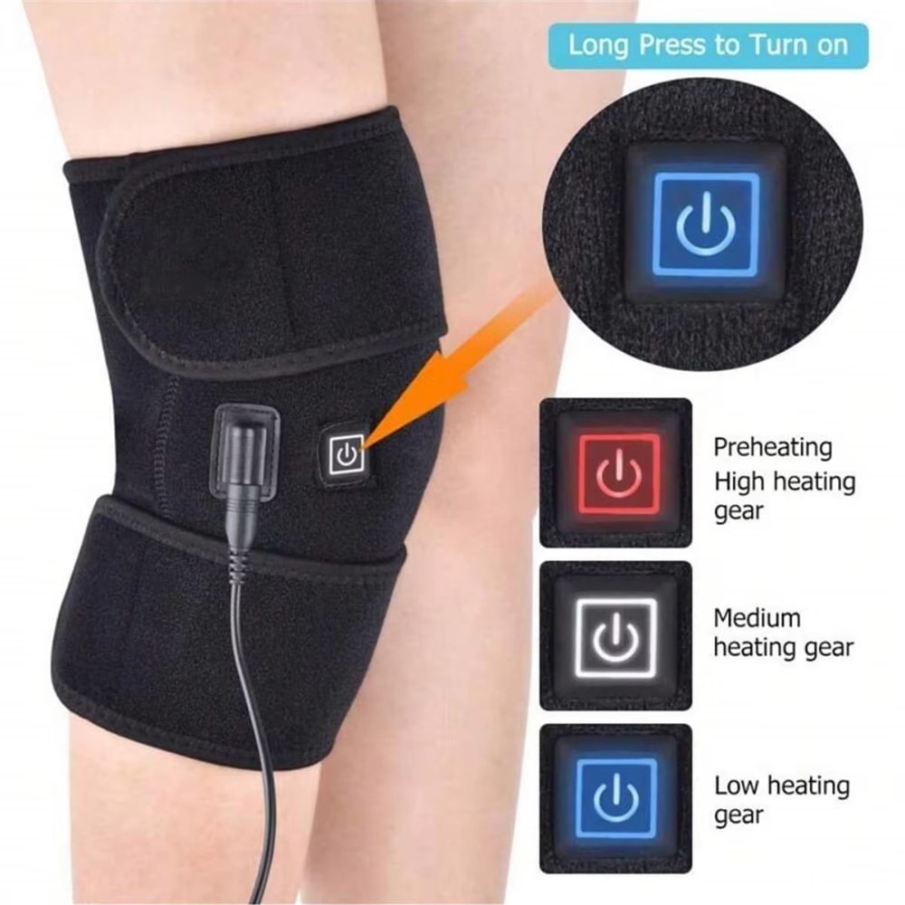 ThermaVibe Heated Knee Massager With Vibration Therapy 6