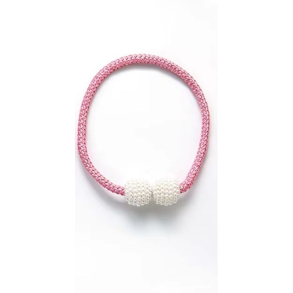 LuxePearl Magnetic Curtain Tieback Clips Elegant Pearl Curtain Holders 12PCS Set 13