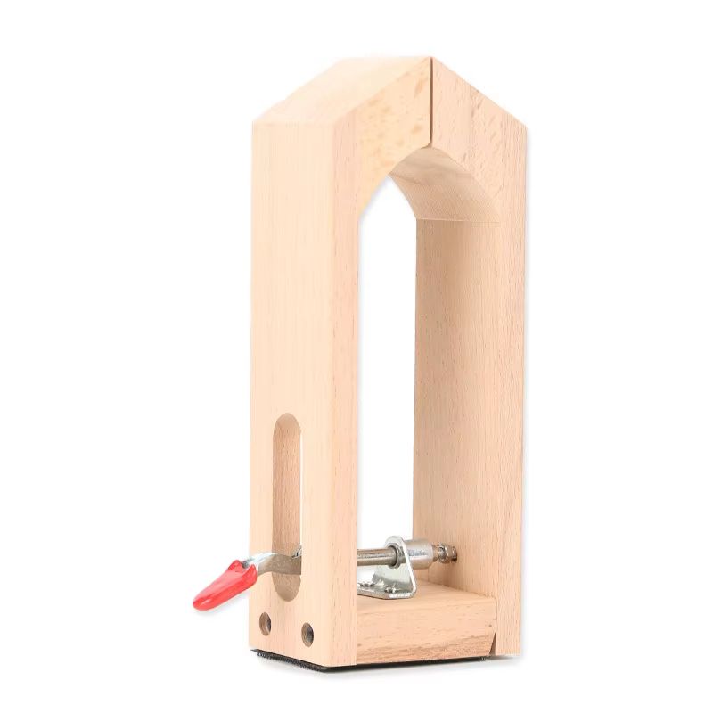 MIUSIE Wooden Leather Stitching Clamp HandStitched Sewing Tool For DIY Leather Craft 6