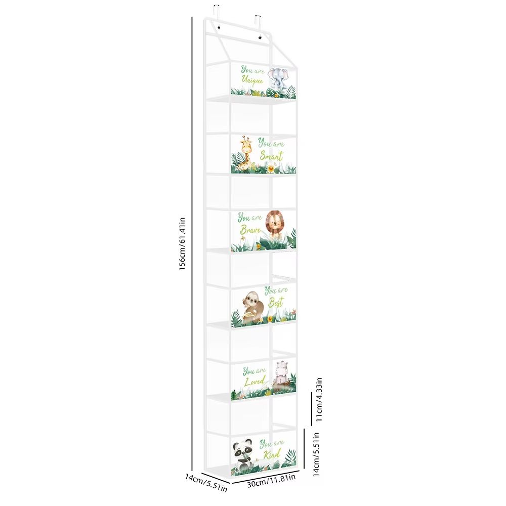 SpaceEase 46Layer OvertheDoor Hanging Organizer For Closet Bathroom Bedroom 14