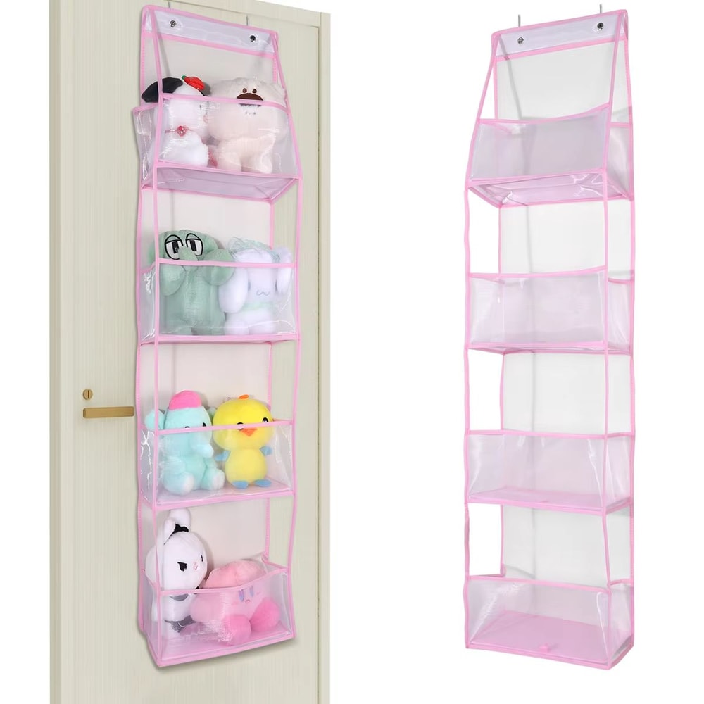 SpaceEase 46Layer OvertheDoor Hanging Organizer For Closet Bathroom Bedroom 19