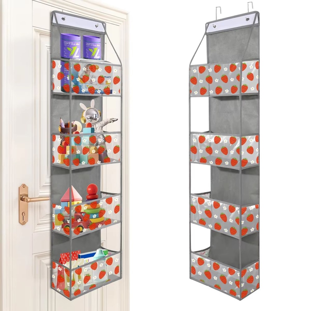 SpaceEase 46Layer OvertheDoor Hanging Organizer For Closet Bathroom Bedroom 21
