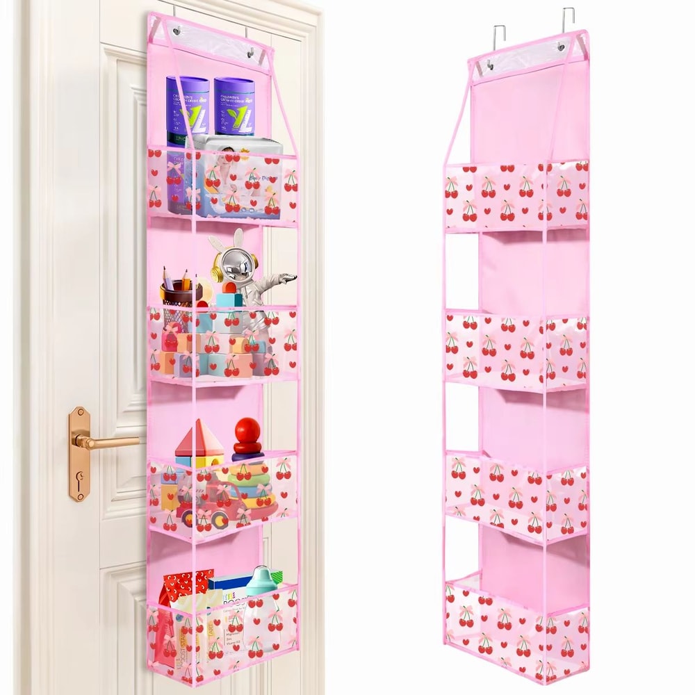 SpaceEase 46Layer OvertheDoor Hanging Organizer For Closet Bathroom Bedroom 24