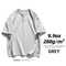 UrbanEdge 280gsm Heavy Cotton Oversized TShirt For Men Premium Solid Color Short Sleeve Tee 12