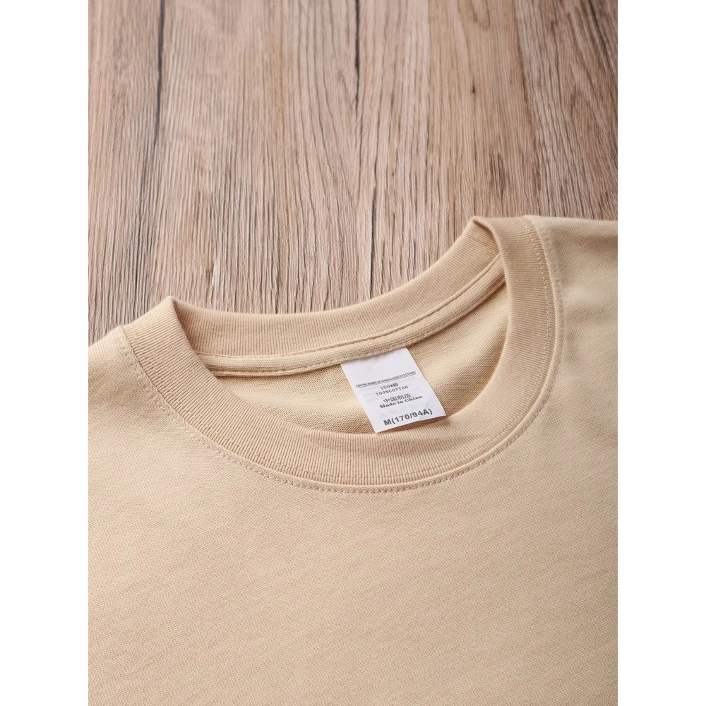 UrbanEdge 280gsm Heavy Cotton Oversized TShirt For Men Premium Solid Color Short Sleeve Tee 2