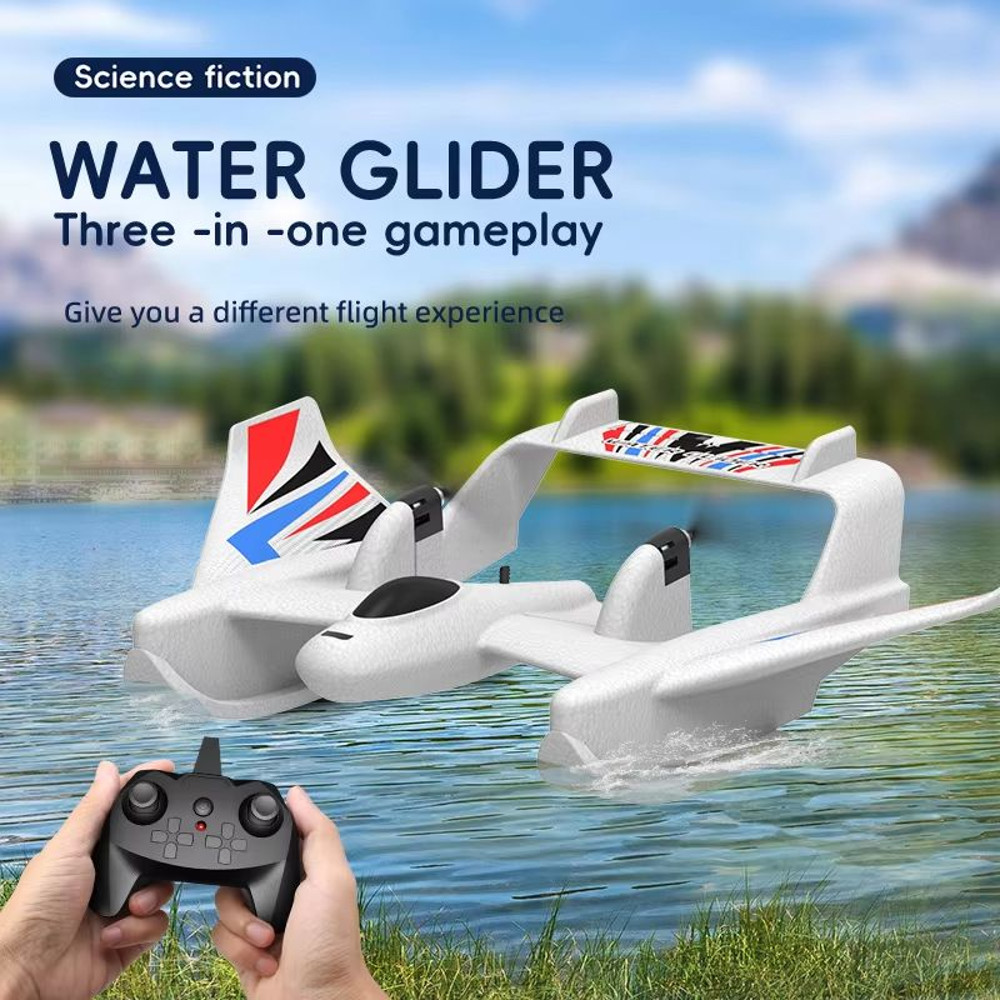 SkySurfer Amphibious RC Plane  Waterproof GyroStabilized EPP Foam Aircraft For Land  Water Flying 1
