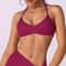 FlexEase Strappy Sports Bra Seamless HighSupport Yoga Top With Thin Halter Straps For Women 4