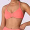 FlexEase Strappy Sports Bra Seamless HighSupport Yoga Top With Thin Halter Straps For Women 15
