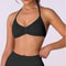 FlexEase Strappy Sports Bra Seamless HighSupport Yoga Top With Thin Halter Straps For Women 7